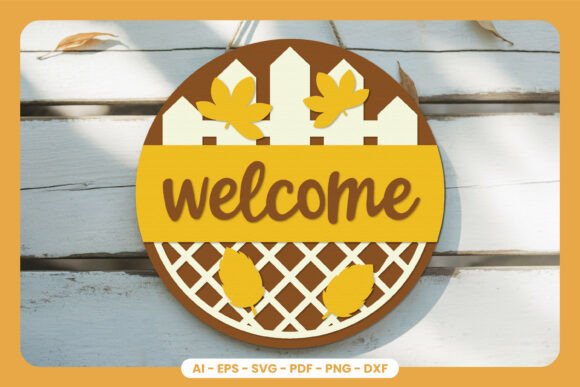 Download Fall Door Sign Lasercut - Sign laser Collection