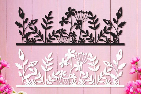 Download Wildflowers Laser Cut Wall Art Svg - Laser cut wall art svg Collection