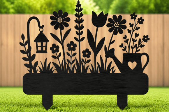 Download Garden Flower Stake Name Sign Laser Cut - Sign laser Collection