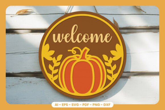 Download Fall Door Sign Lasercut - Sign laser Collection