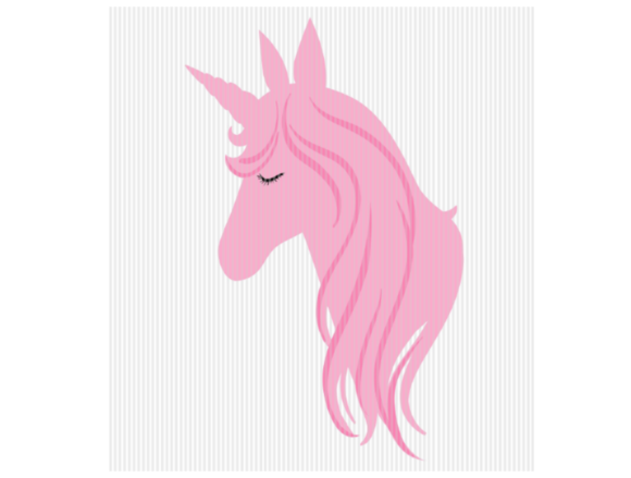 Download Unicorn Head Graphic - Unicorn Collection