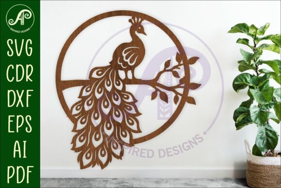 Download Peacock Theme Wall Sign, SVG File. - Premium Resources