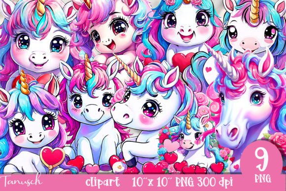 Download Funny Cartoon Unicorn Clipart Anime PNG - Unicorn Collection