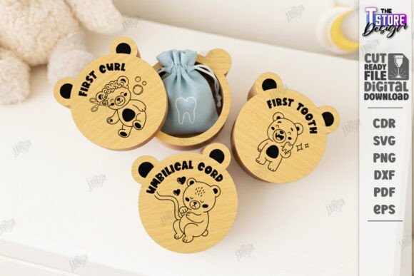 Download Baby Keepsake Memory Box Laser Cut | CNC - Baby Collection