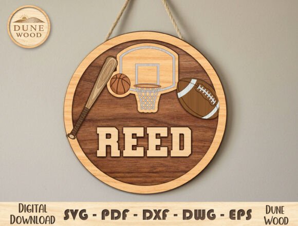Download Sports Name Sign Layered SVG - Sports name sign Collection