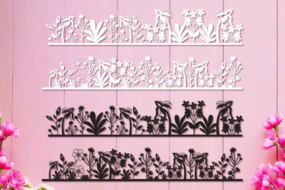 Download Wildflowers Laser Cut Wall Art SVG - Laser cut wall art svg Collection