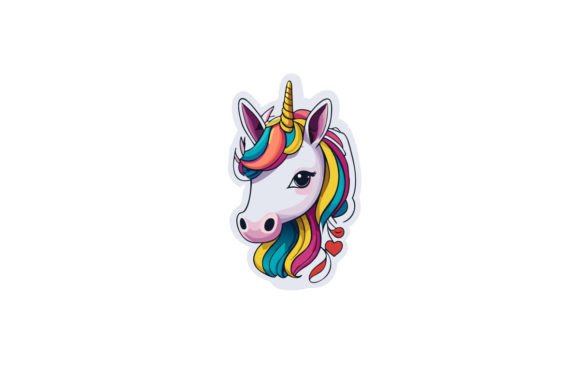 Download Cheerful Cartoon Unicorn - Unicorn Collection