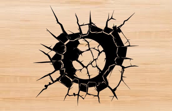 Download Sport Ball Breaking Wall SVG Silhouette - Premium Bundle