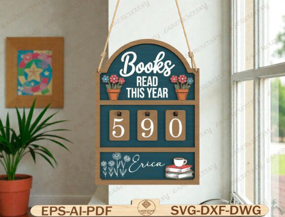 Download Reading Tracker Sign Laser Cut File - Sign laser Collection
