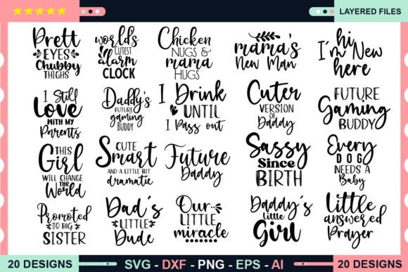 Download Baby Svg Design Bundle Vol-3 - Baby Collection