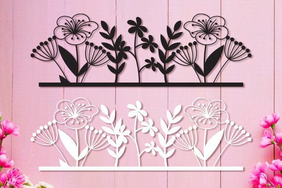 Download Wildflowers Laser Cut Wall Art Svg - Laser cut wall art svg Collection