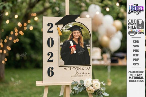 Download Graduation Welcome Sign Laser Cut | CNC - Sign laser Collection