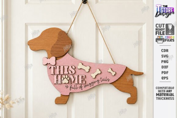 Download Pet Home Sign Laser Cut | Wall Decor SVG - Sign laser Collection