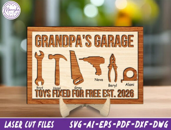 Download Personalized Tool Sign Laser Cut File - Sign laser Collection