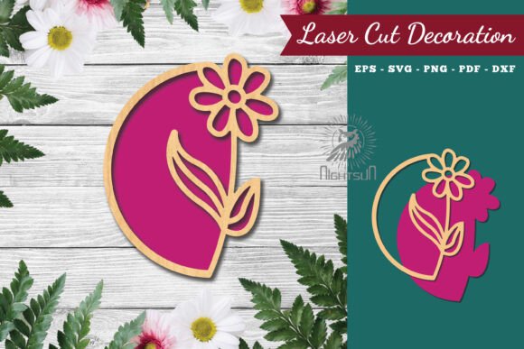Download Flower Sign Laser Cut Decoration 4 - Sign laser Collection