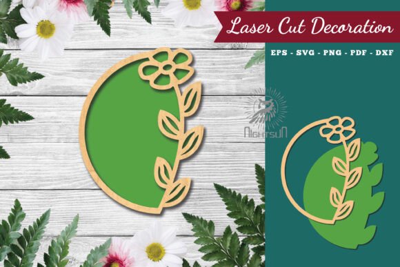 Download Flower Sign Laser Cut Decoration 1 - Sign laser Collection
