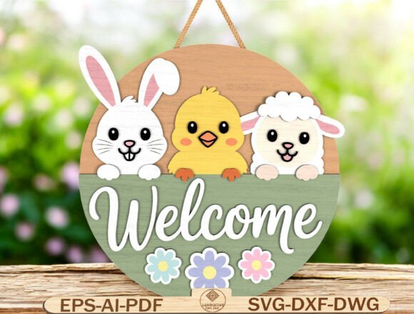 Download Easter Welcome Sign Laser Cut - Sign laser Collection