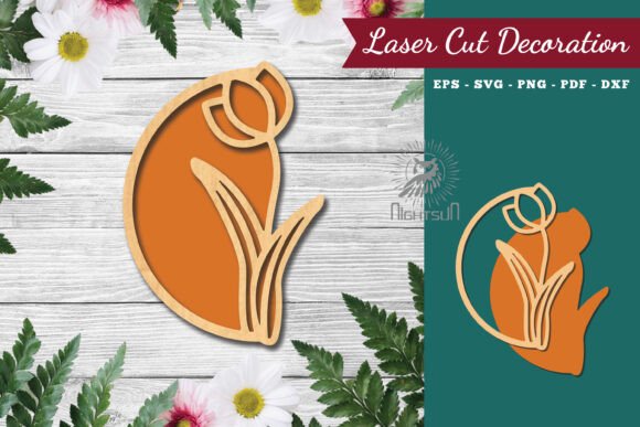 Download Flower Sign Laser Cut Decoration 2 - Sign laser Collection