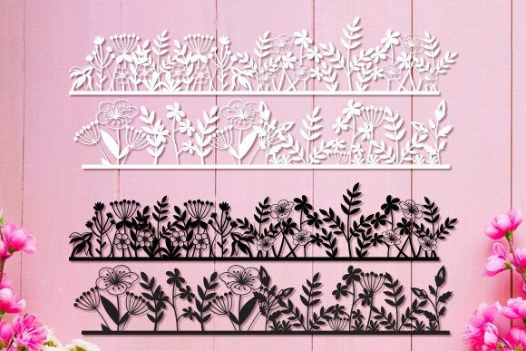 Download Wildflowers Laser Cut Wall Art SVG - Laser cut wall art svg Collection
