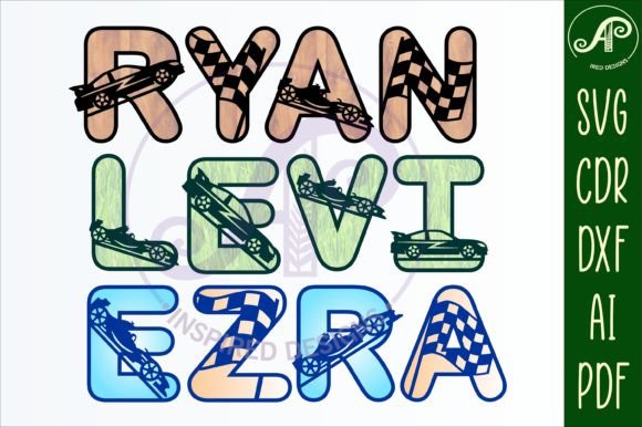 Download Racing Car Letters 78SVG Alphabet Bundle - Car letters Collection